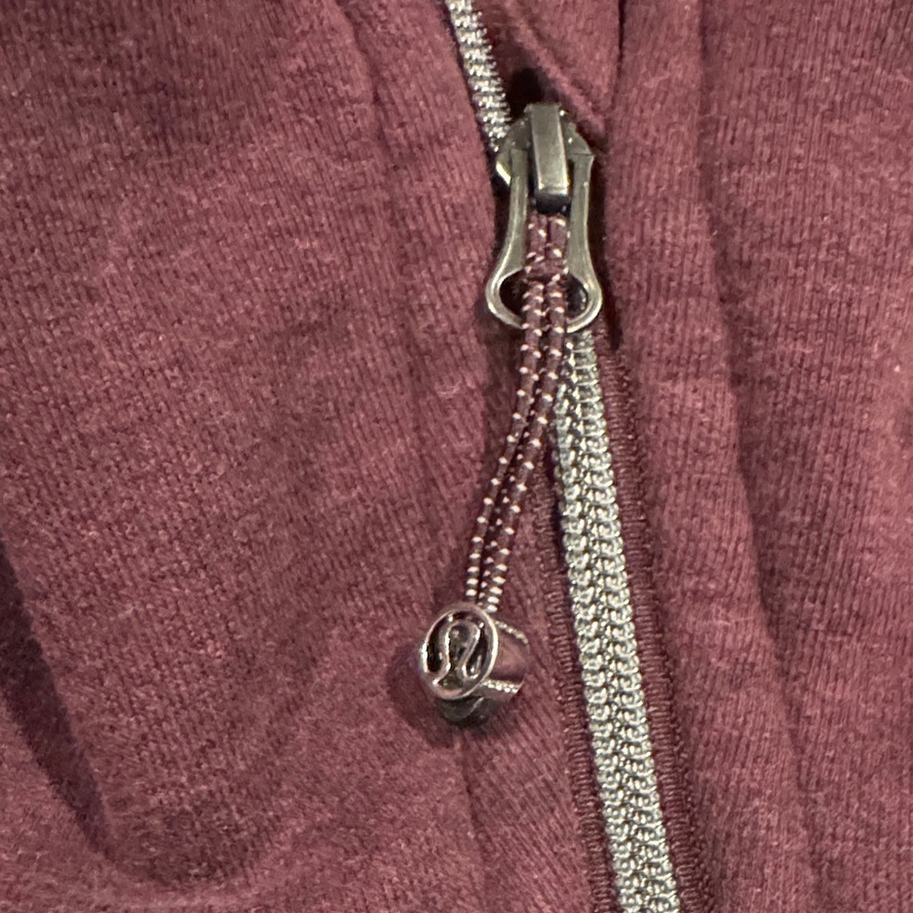 Lululemon Athletica Deep Burgundy Scuba Full Zip - Picture 5 of 7